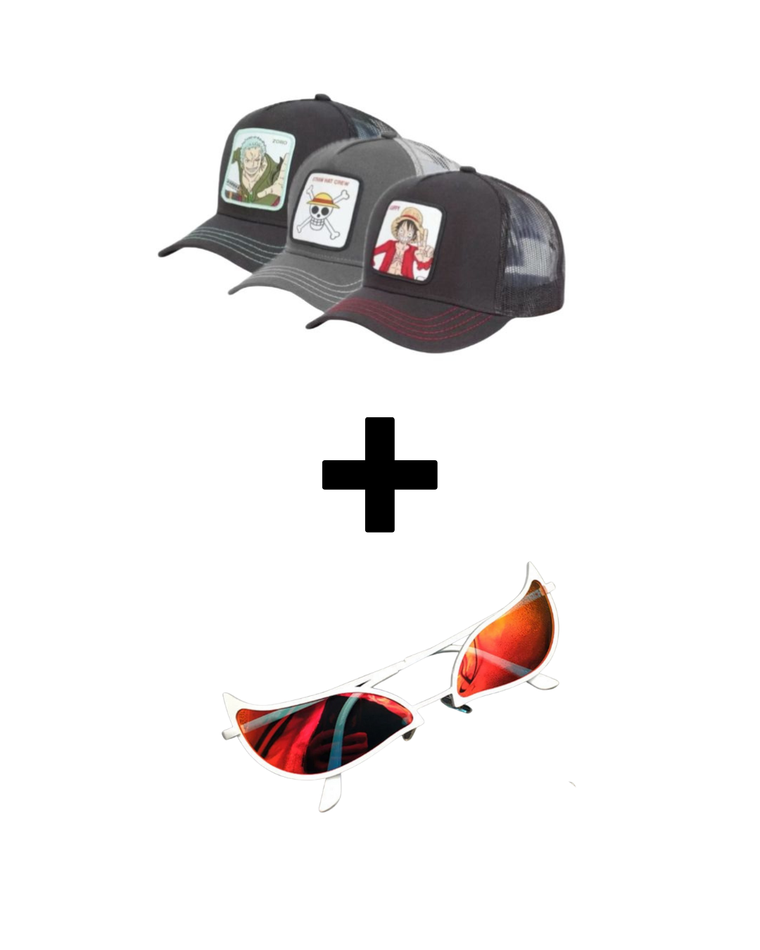 Pack: gorras + gafas