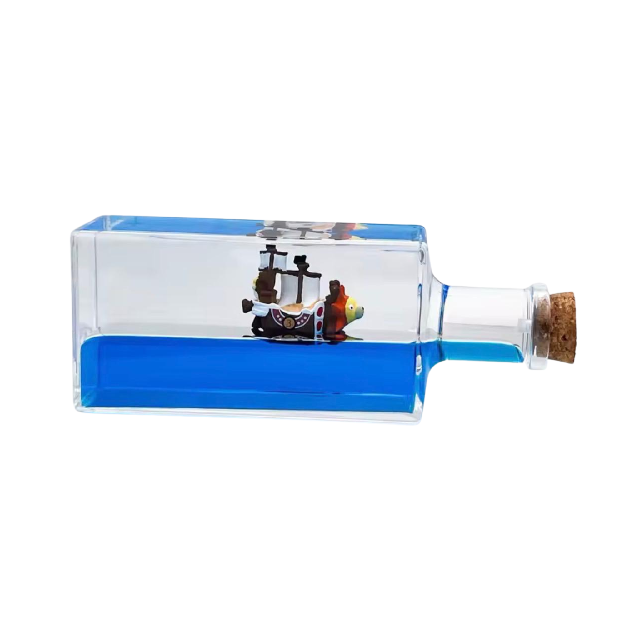 Botella flotante