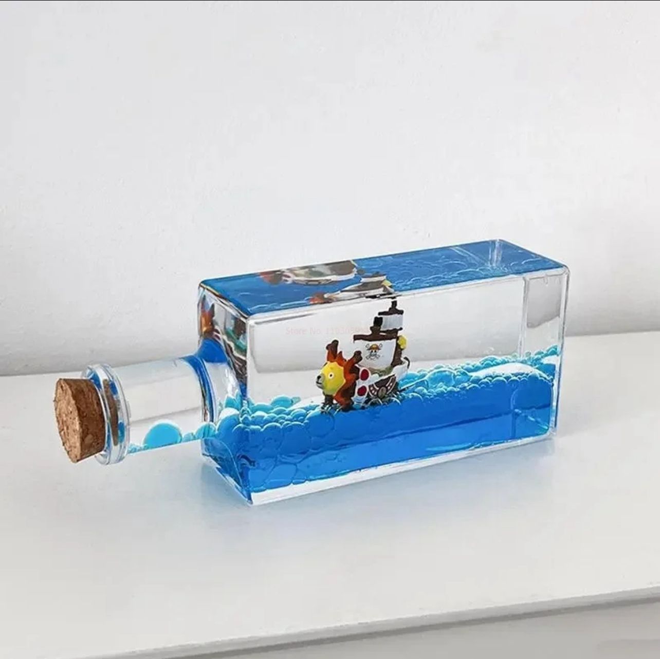 Botella flotante